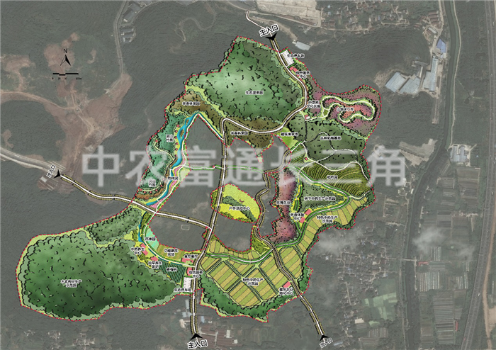 南京都市休闲农业园概念性规划(图1)